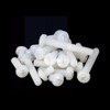 happinesspark Nylon PA66 Plastic White Color Metric Hex Nut M3
