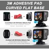 Flexible Adhesive Mount for Insta 360 X5/X4/X3/X2 GO 2/3/S,Helmet Sticky