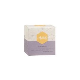Apitaly Face Scrub - Gentle Face Scrub with Natural Micro Granules, Honey, Calendula & Thermal Water - For All Skin Types - Nourishing Exfoliator for a Smooth Skin Feel