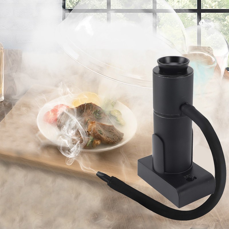 Food Smoker Handheld Portable Wood Cocktail Steak Salmon Smoke Infuser