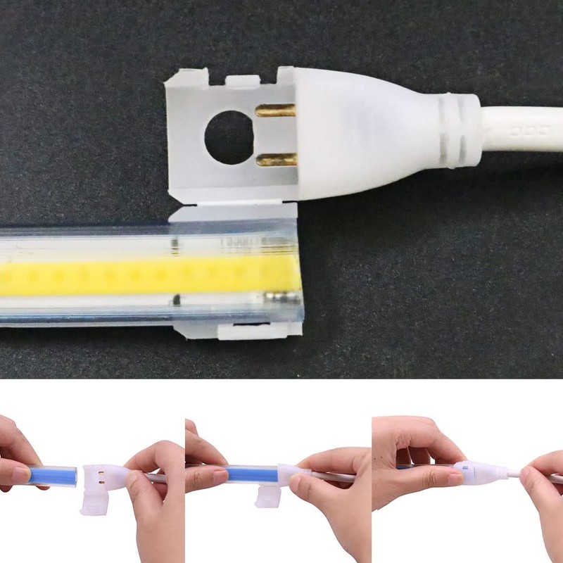 pcning 2 m COB LED Strip 230 Volt Cool White