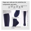 6 Pares Calcetas De Compresión Alivia Varices Y Circulación