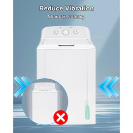 4 Pcs Washer Suspension Rod Kit Replace WH16X26910 WH16X26911 WH16X24144 WH16X24145 Fit for GE Hotpoint GTW490ACJ1WW GTW680BSJ6WS GTW500ASN4WS Top Loading Washing Machines