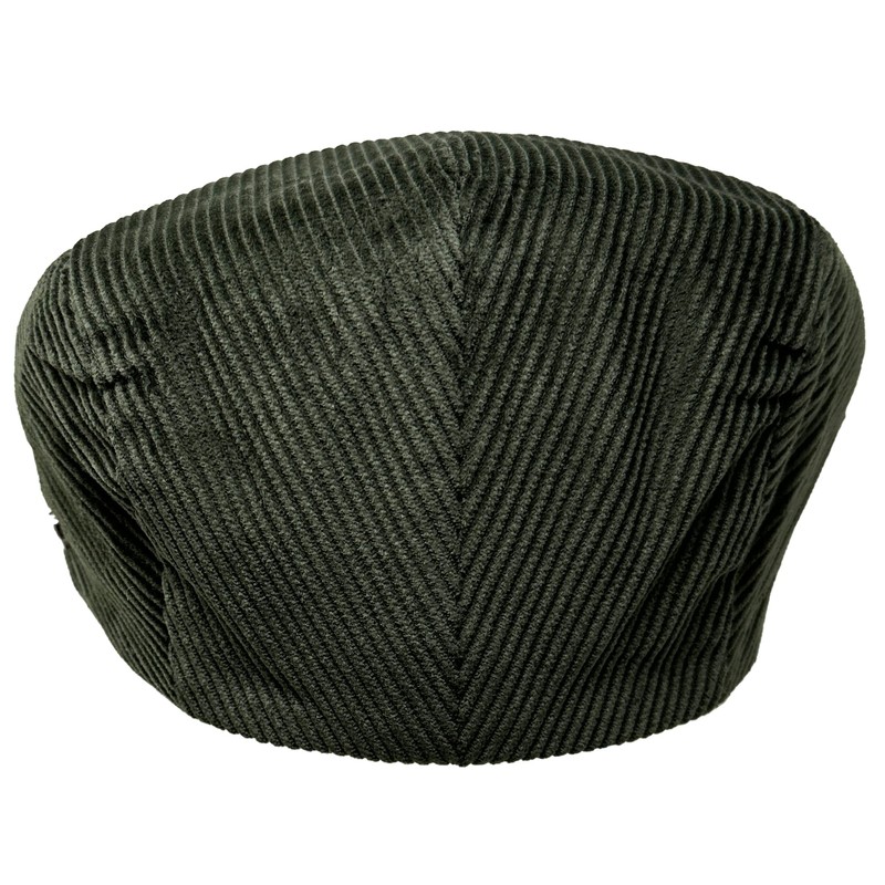 WEROR WEROR-396.1 Men's Flat Cap Peaked Cap Cord, olive