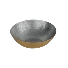 De Kulture Hand Hammered Antique Brass Nut Serving Bowl |Ideal for Serving Dessert Bowl Home Décor Tableware Kitchenware, 3 x 1 (DH) inches, Gold, Set of 2