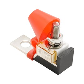 Newnessai MRBF Terminal Fuse Block Kit, 100A 58V DC Battery Terminal Fuse with 5/16" Stud Marine Battery Fuse, for Boat Truck RV Construction Vehicles