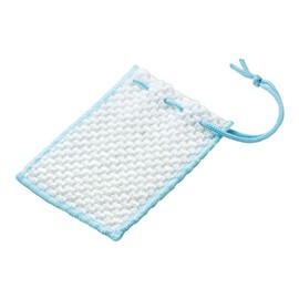 Mameita Net, White, Approx. 5.5 x 3.9 x 0.2 inches (14 x 10 x 0.5 cm), Laundry, Soap Net, Hand Wash, Spot Cleaning, Laundry, Foaming