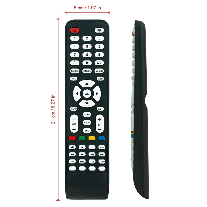 For Supersonic New Replaced Remote for Supersonic LED LCD HDTV