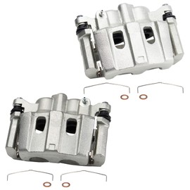 TRQ Front Brake Caliper Set Fits 2009-2015 Toyota Venza