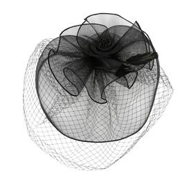 SAFIGLE 1Pc Elegant Flower Shape Headdress Delicate Gauze Party Hair Clip for Dance Concerts Events Creative Headwear Accessory for Women and Design