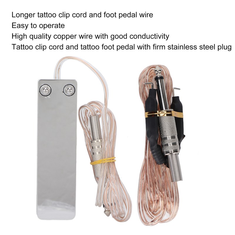 Professional Tattoo Machine Kit Tattoo Power Supply 10 Wraps Complete