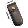 Jagd Leder Messerscheide Scheidenbeutel Holster Klappmesser Messer Mantel Leder Halter