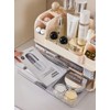 Makeup Organizer with 2 Drawers, Cosmetic Display Case, Storage Holder