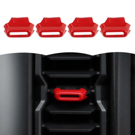 RT-TCZ Center Console Air Conditioner Adjustment Vent Trim Cover Decoration Interior Accessories for Ford Bronco 2021 2022 2023,Red, RT-TCZ-ZK-17387