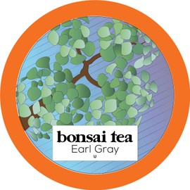 Bonsai Tea Co. Earl Grey, Compatible with 2.0 Keurig K Cup Brewers, 40Count