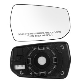 LHCDQSKCW Compatible With Chevy Malibu 2016 2017 2018 2019 2020, Passenger Right Side Mirror Glass, Heated Convex Side Rearview Mirror with Backing Plate