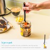 Dreamfarm Mini Supoon Non-Stick Sit-Up Silicone Scraping Cooking Spoon, Jar