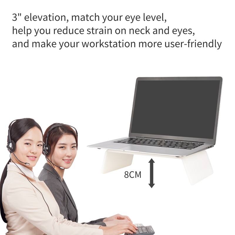 Acrylic Monitor Stand Riser Universal Computer Desktop Ergonomic Laptop Stand