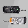 PIT66 Headlights Left and Right Side Compatible with Dodge Ram