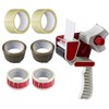 HTUK Tape With Dispenser Heavy Duty Packaging Tape Gun Dispenser