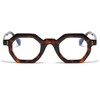 JOVAKIT Retro Octagon Frame Glasses for Women Men Vintage Polygon