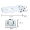 Door Padlock Hasp,Door Lock,Shed Lock,3 inch Stainless Steel Hasp and