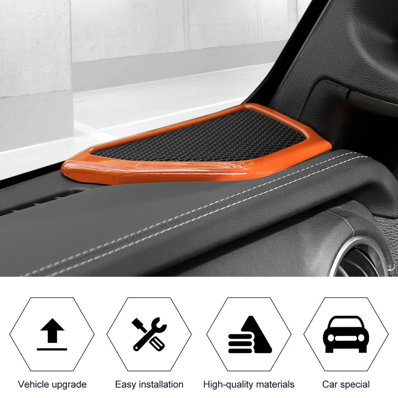 RT-TCZ A Pillar Speaker Trim Cover Ring Decoration Interior Accessories