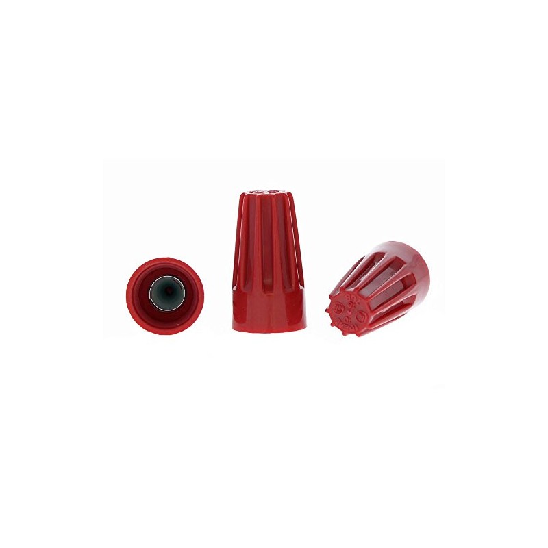 Wire-Nut Wire Connectors 76B - Red (100 per Bag, Standard