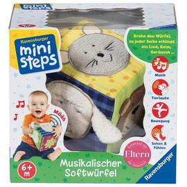 Musical Soft Cube: From 6 Months