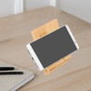 VILLCASE 2 x Bamboo Phone Holder, Universal Tablet Stand, Desktop