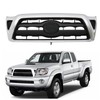 GXYWADY Front Grille Chrome with Black Insert Replacement for Tacoma