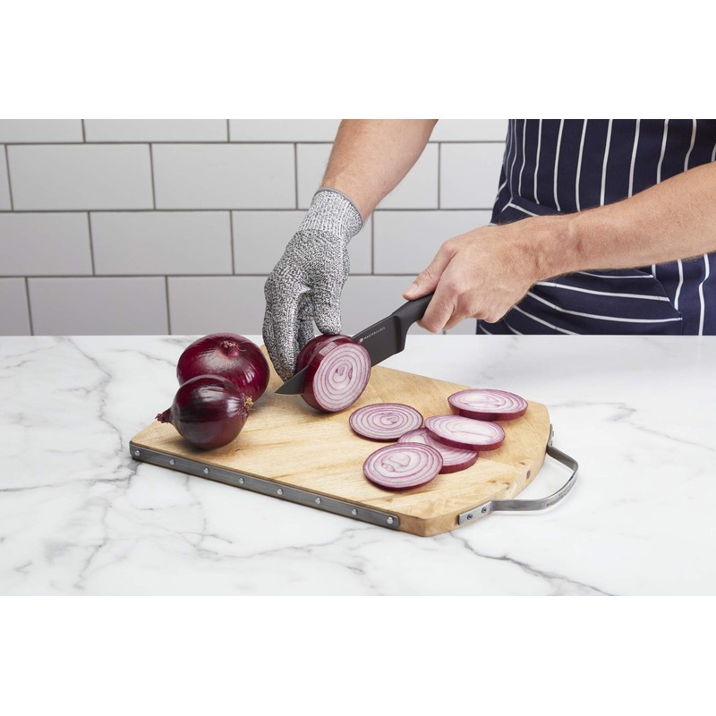 MasterClass Cut Resistant Kitchen Safety Glove for Food Preparation, Grey,