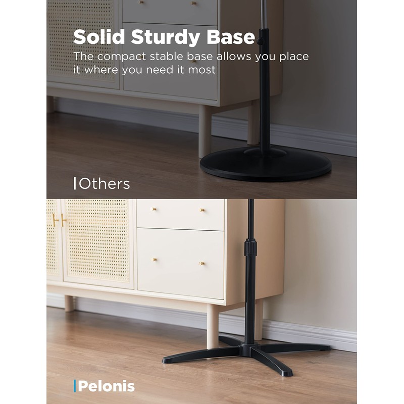 PELONIS 16 inch Pedestal Fan for Bedroom , Oscillating Fan,