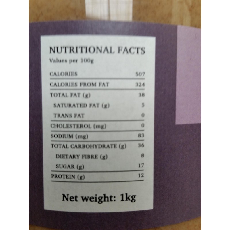 Nutural World - Sesame and Dates spread 35 Oz (1kg)