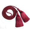 2 Pack Weighted Pew Ropes with Tassels, Extended Tassel Rope