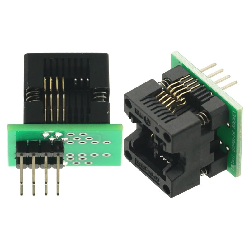 2 Pcs SOIC8 SOP8 to DIP8 Socket Converter Module Programmer