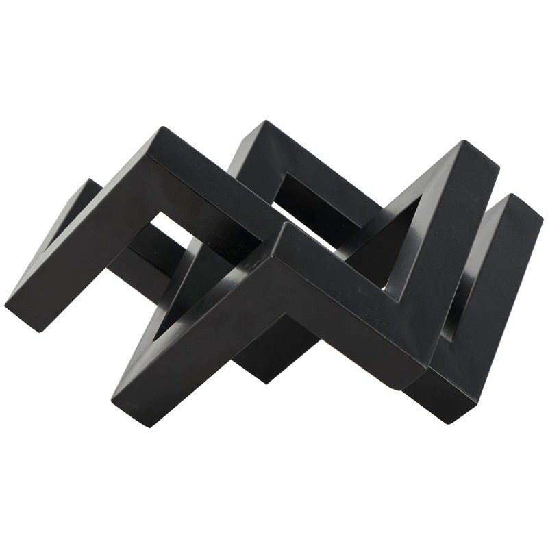 Deco 79 Metal Geometric Decorative Sculpture Abstract Shaped Home Decor