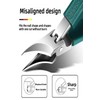 Professional Eagle Beak Angled Nail Clippers Set - Wide Slanted