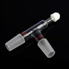 stonylab 3-Way Distillation Thermometer Adapter with 24/40 Joints and Screw