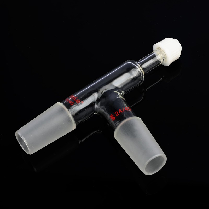 stonylab 3-Way Distillation Thermometer Adapter with 24/40 Joints and Screw