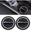 Car Cup Holder Insert Anti-Dust Non-Slip Rubber Coaster Mats Compatible