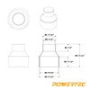 POWERTEC 70338 4-inch Hose to 2-1/2 inch Hose Cone Reducer