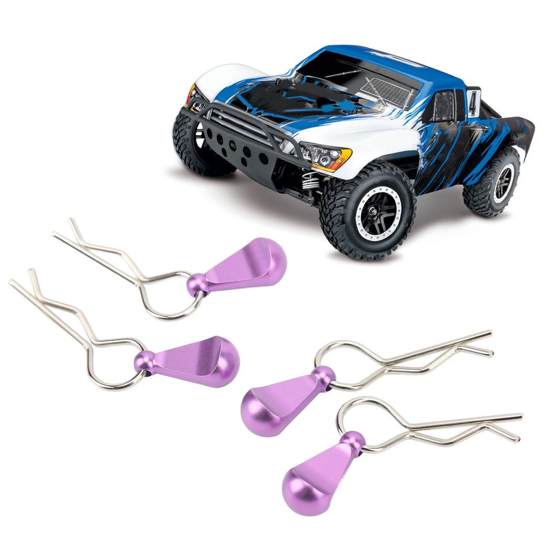 4Pcs Metal RC Car Body Clips with Pull Tabs for