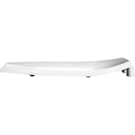 BEMIS 1955CTFR 000 Commercial Heavy Duty Open Front Toilet Seat without Cover that will never slam, never loosen & Reduce Call-backs, ELONGATED, Plastic, White