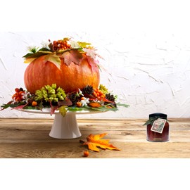 A Cheerful Giver - Papa's Pumpkin Pie Papa Scented Glass Jar Candle (34oz) with Lid & True to Life Fragrance Made in USA