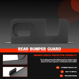 Rear Bumper Cover Plate for 2022-2025 Ford Maverick Accessories, Hitch Surround Protection with 4/7-Pin Connector Hitch