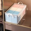 Foldable PVC Storage Box for Clothes - Transparent Dust-Resistant Organizer
