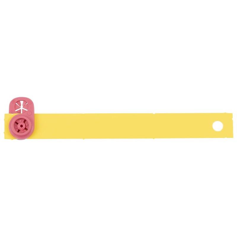 SES Sterling Plio Click Label Holder Red 0738 0500 007