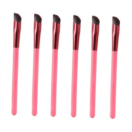 Baluue 6pcs Double-sided Eyebrow Brushes Angled Makeup Tools for Precision Grooming for Professional Home Use Easy to Clean Durable Design for Women Girls