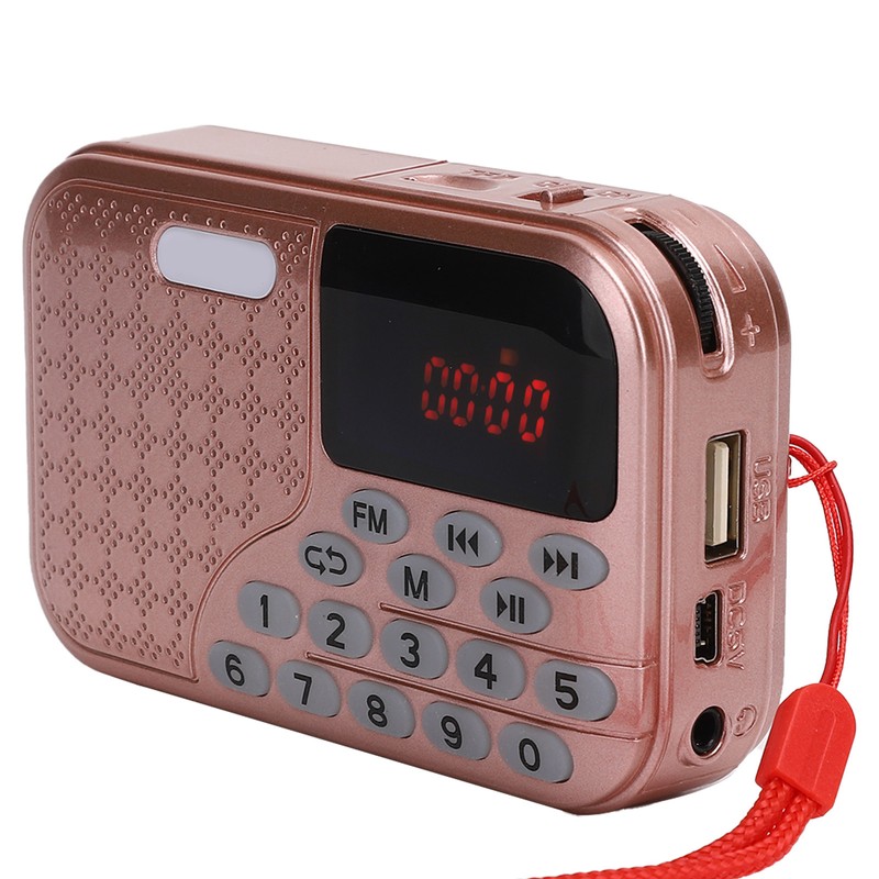M‑128 Portable Pocket Radio Mini FM Receiver USB Memory Card